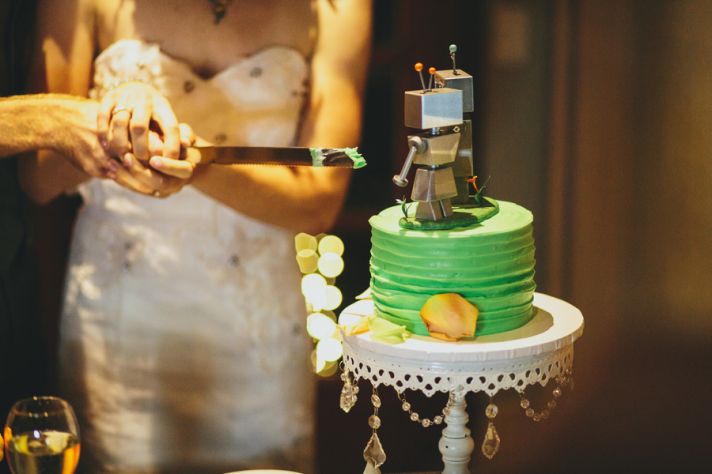 Cutting the Wedding Cake