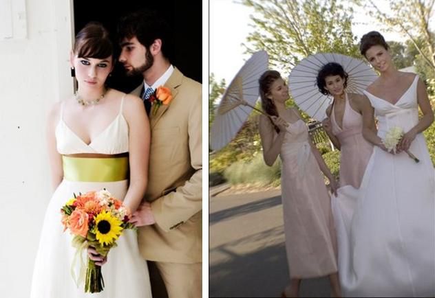 Olivia Luca Wedding Dresses using Fair Trade Silks
