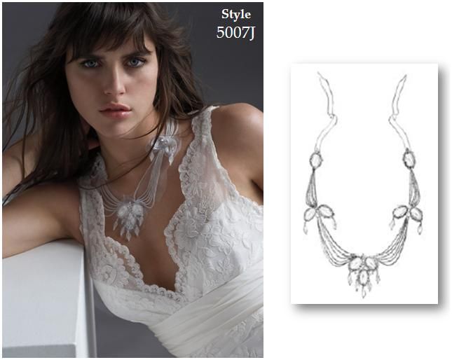Stunning white, pearl, rhinestone necklace, very bridal boho chic