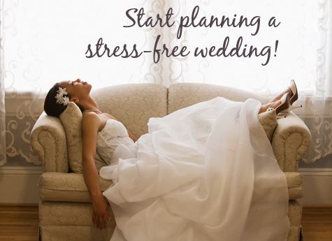 Enlist help of your groom, family and friends to combat wedding planning stress