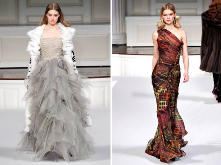 Stunning Fall 2011 Oscar de la Renta dresses and gowns
