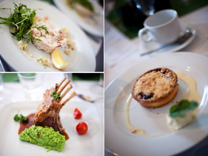 Chic wedding catering