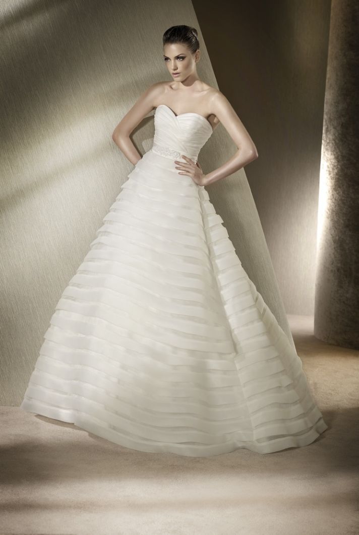 A-line wedding dress by San Patrick, 2012 collection