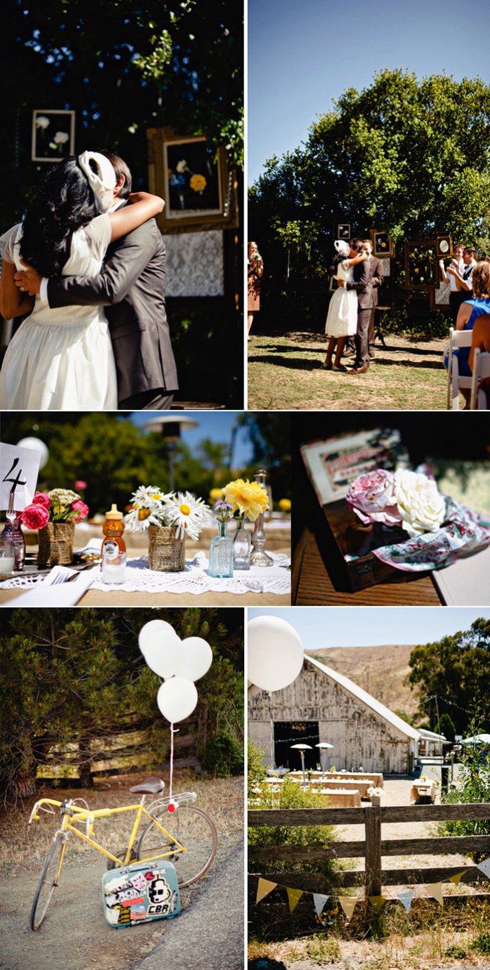 Real California weddings- vintage bride, barn wedding venue by Matthew Morgan Photography- 7