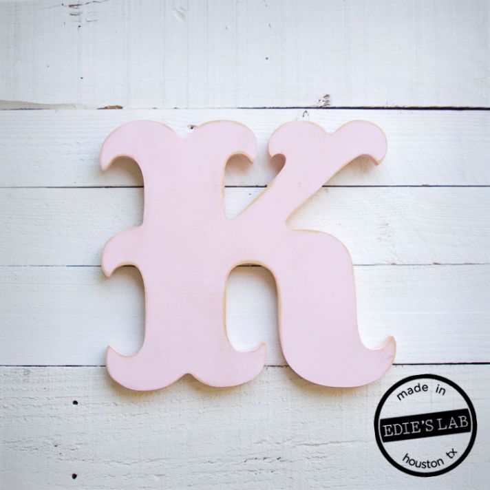 wedding ceremony reception decor bride groom initials custom signs light pink