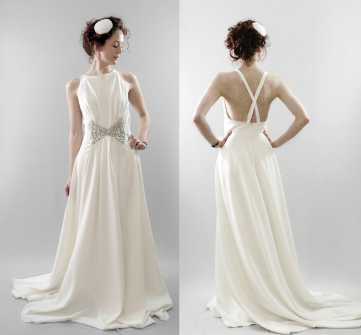 wool wedding dress 2012 bridal trends vintage inspired