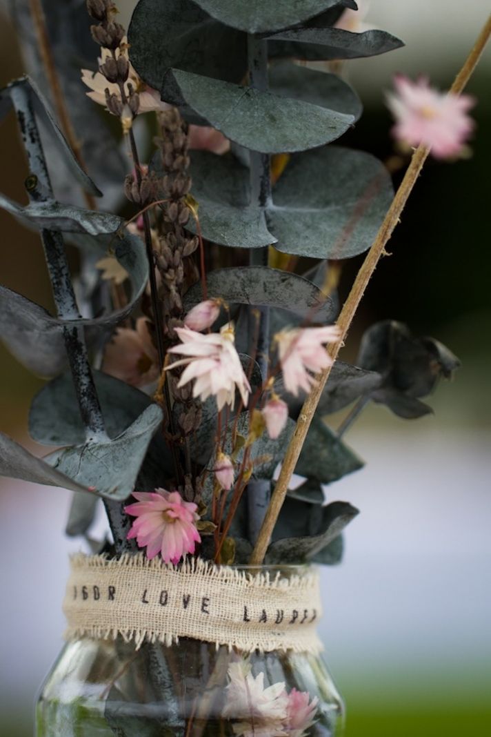 DIY wedding centerpieces mason jars