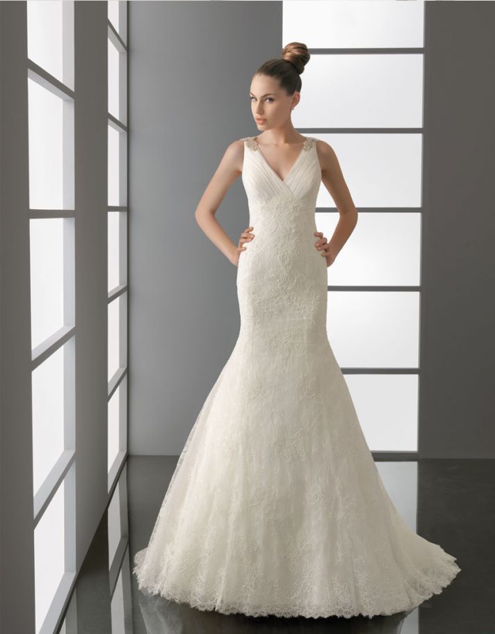 2012 wedding dress aire barcelona bridal gowns Patricia