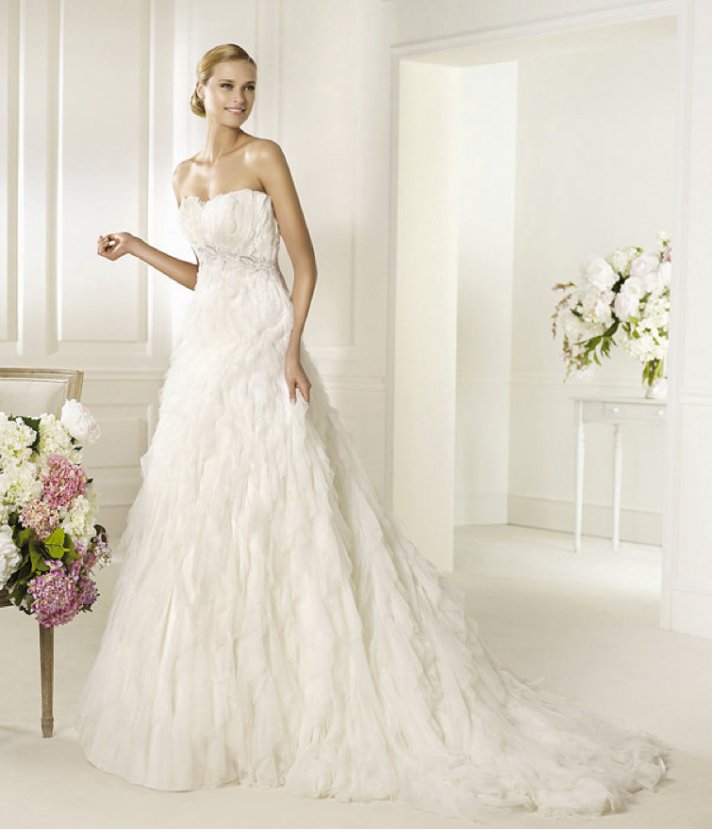 2013 wedding dress Pronovias Glamour collection bridal gowns Doncella