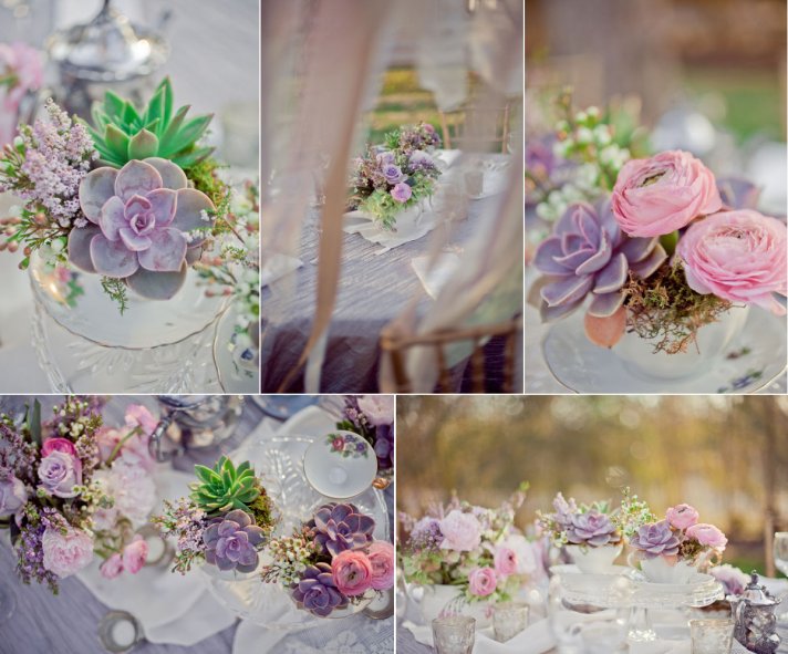 romantic wedding flowers vintage outdoor wedding succulents and ranunculus
