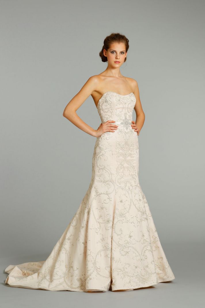 fall 2012 wedding dress Lazaro bridal gowns 3262 f