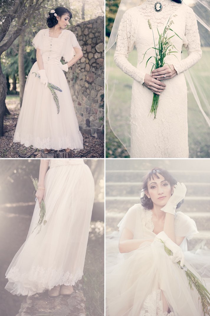 romantic wedding inspiration vintage inspired bridal style