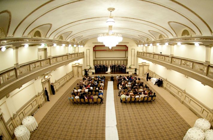 Virginia wedding ornate ballroom for ceremony venue