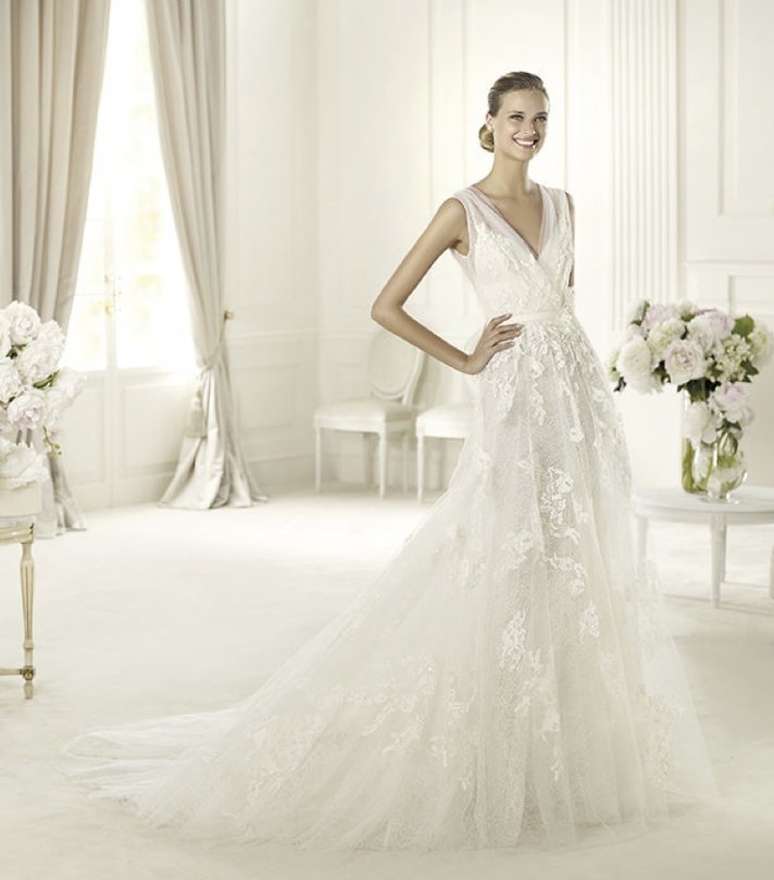 2013 wedding dress Elie Saab bridal collection for Pronovias Simone a