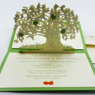 amazing wedding invitation pop up card invites 1