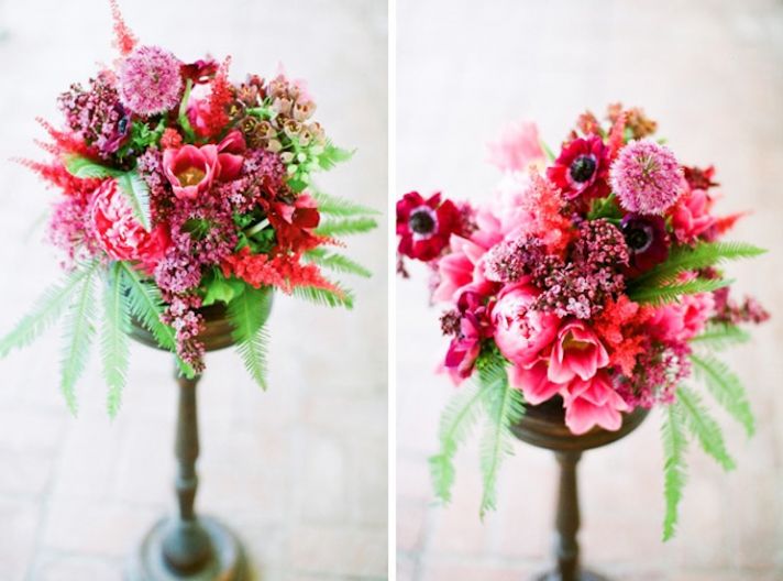 wedding flowers by color jewel tones