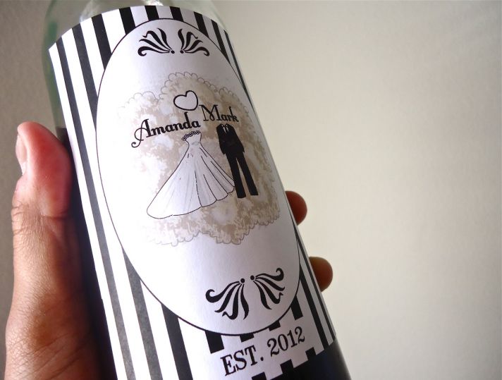 5 easy ways to personalize the wedding DIY weddings custom wine labels