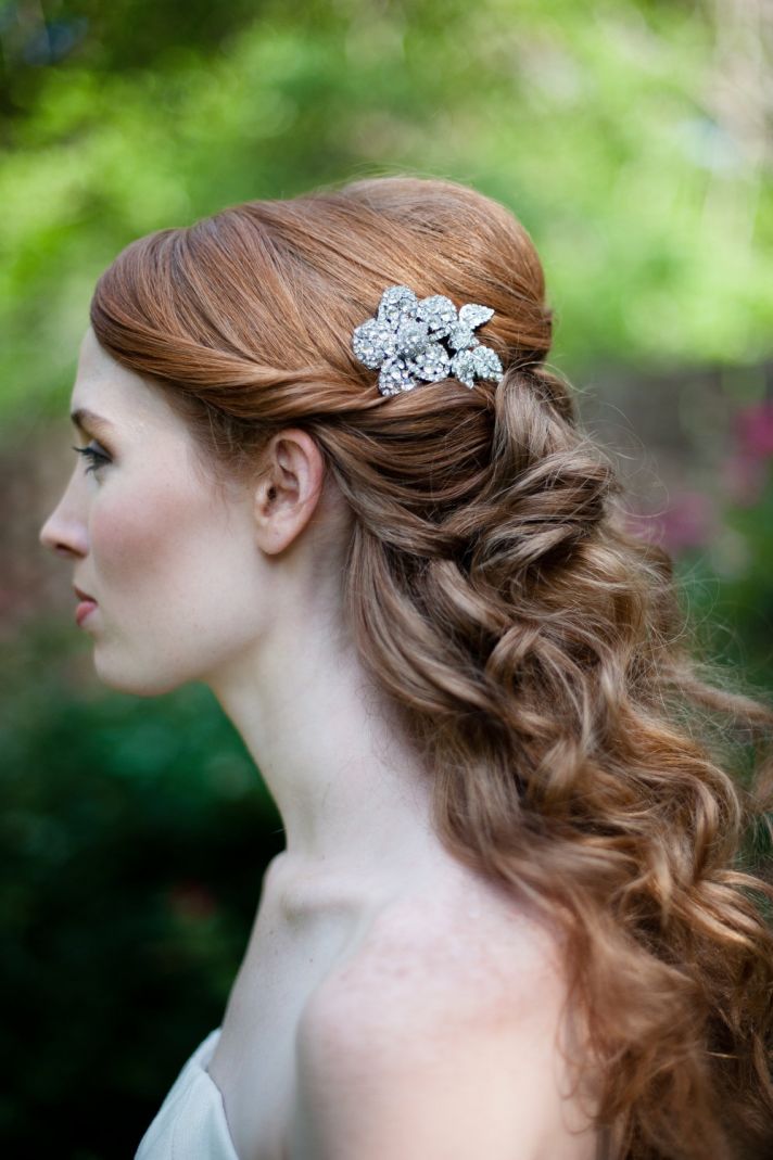 vintage bridal comb handmade wedding accessories