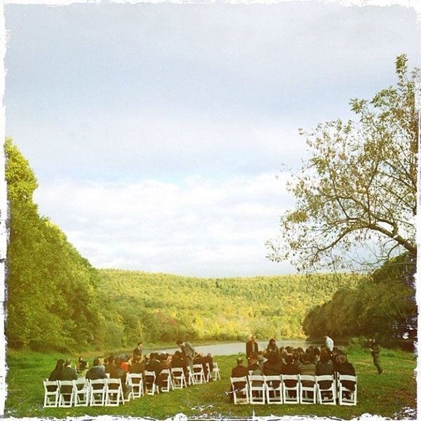 real wedding amber tamblyn david cross upstate new york instagram ceremony 2