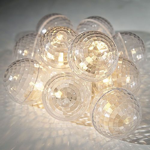 L730 disco ball string lights