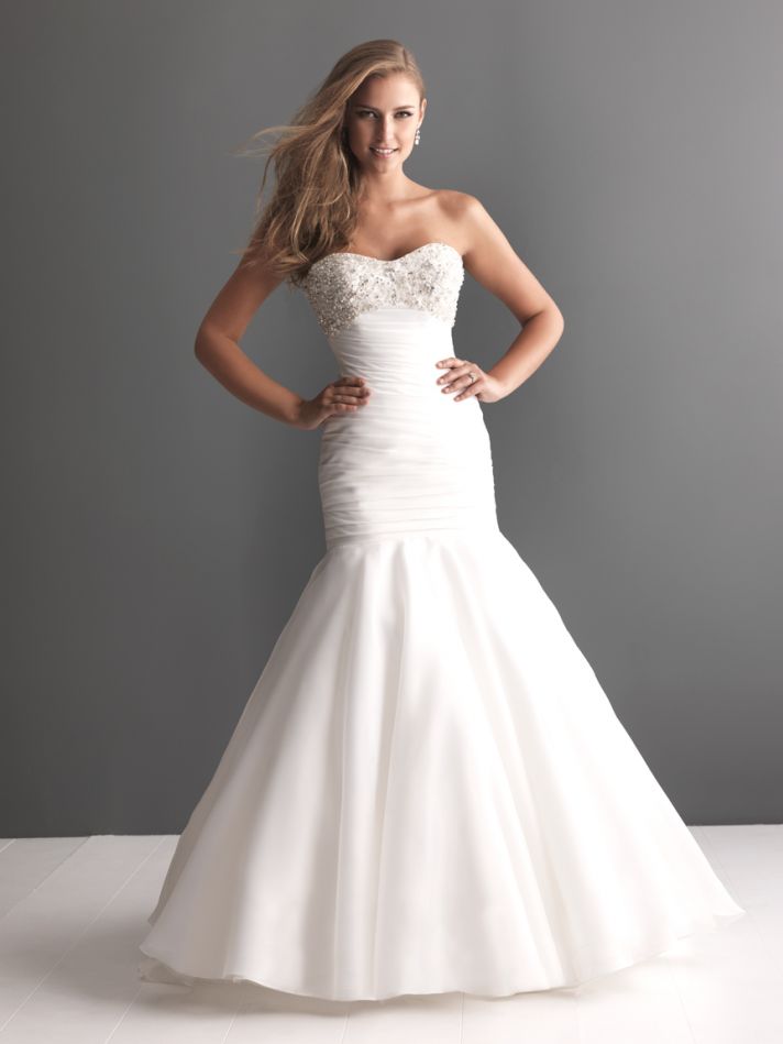 Allure Bridals Wedding Dress Bridal Gown Romance Collection Sweetheart 2617F