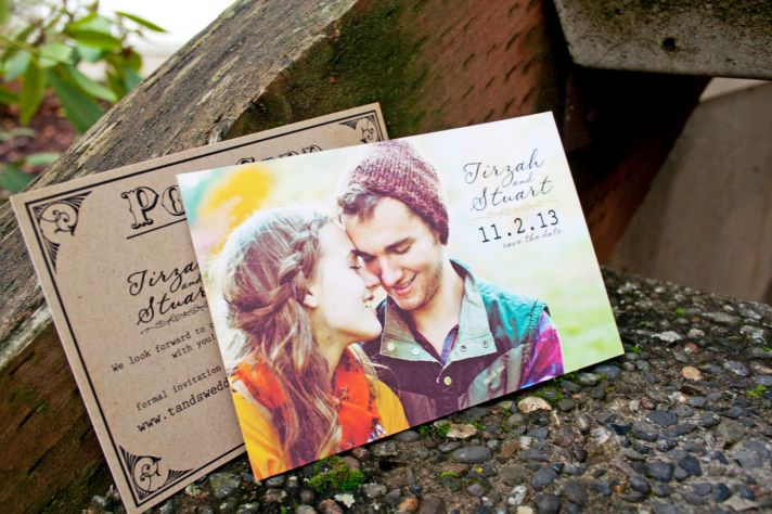 Wedding Post Card Save the Date