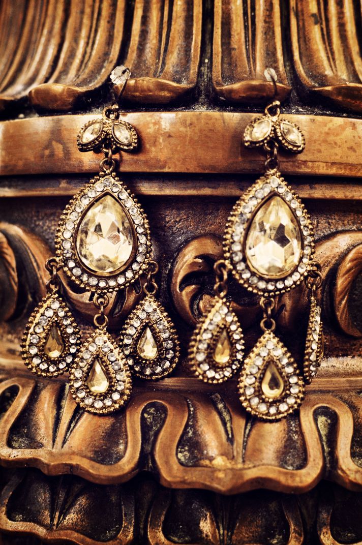 Vintage Inspired Bridal Earrings Chandeliers