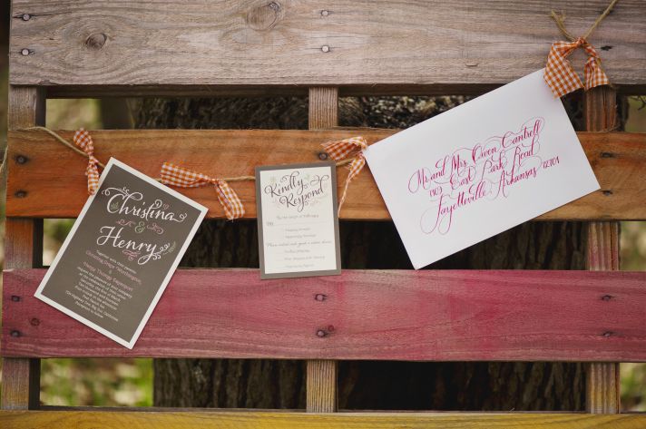 Be Mine Wedding Reception Drink Flags