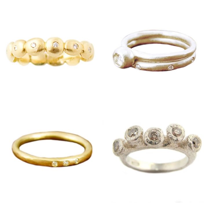 Unique Wedding Rings and Bands Recycled