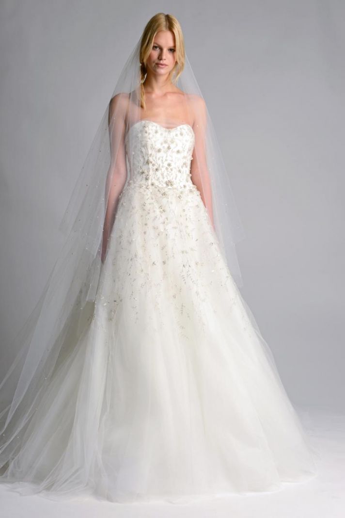 Wedding dress by Marchesa Fall 2014 Bridal 9