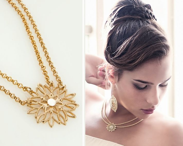 Gold bridal bling