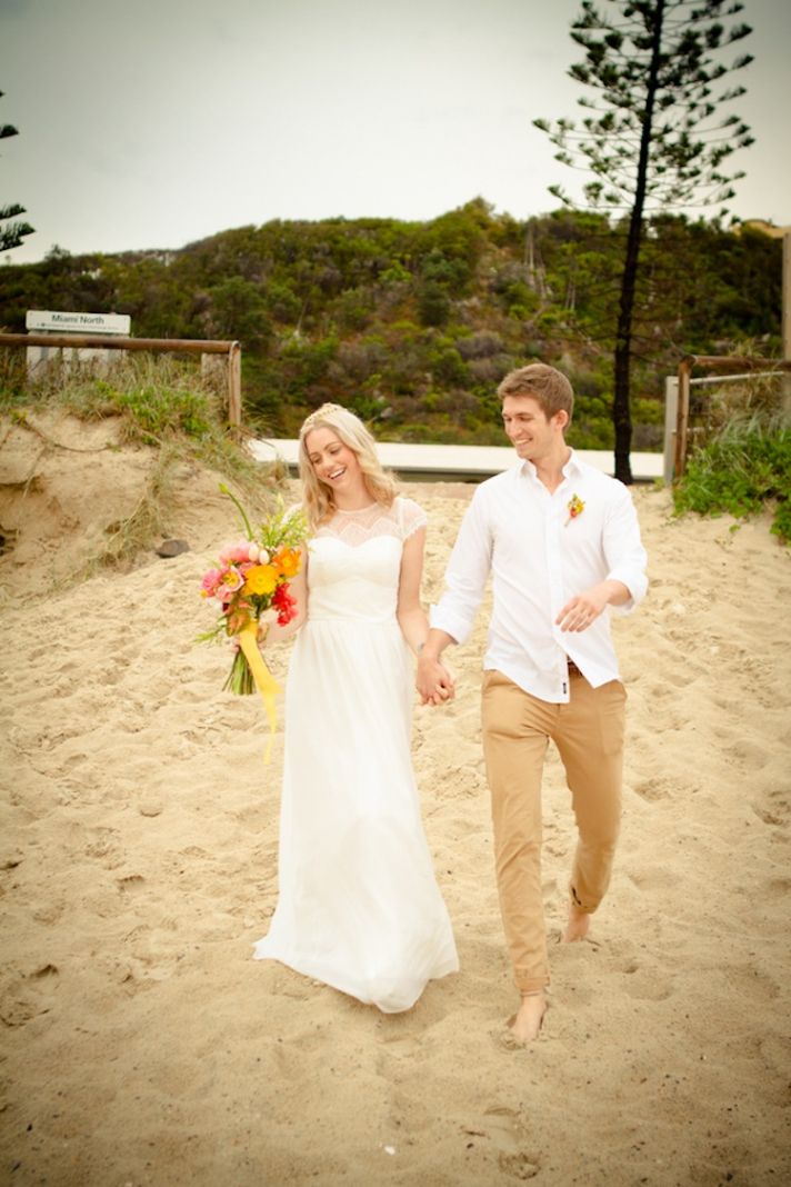 Australian elopement on the beach