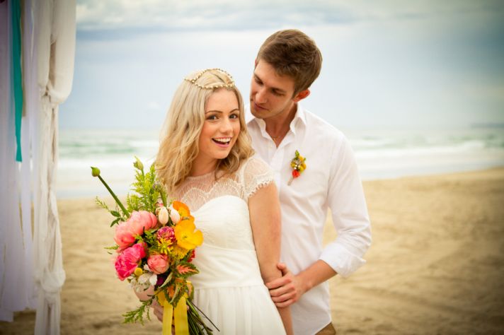 Beach elopment in Australia