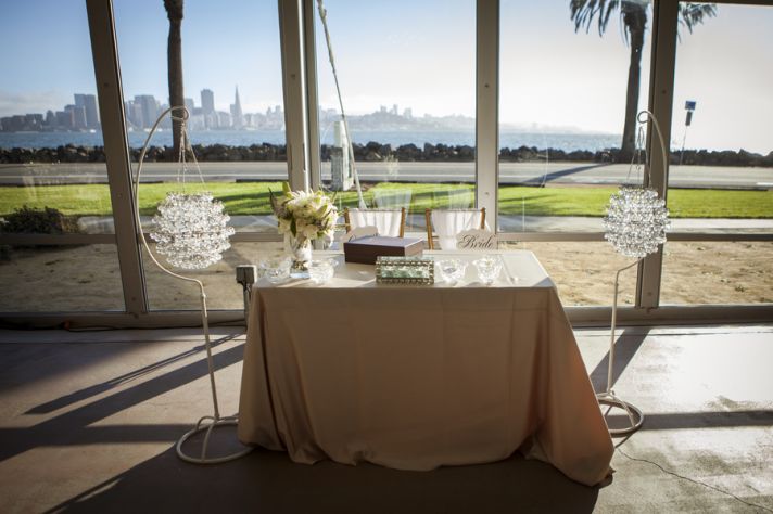Bride and Groom Table