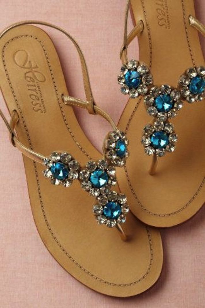 Blue Sandals