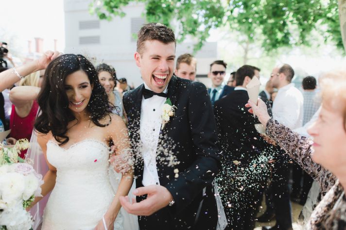 Send Off of Happy Couple