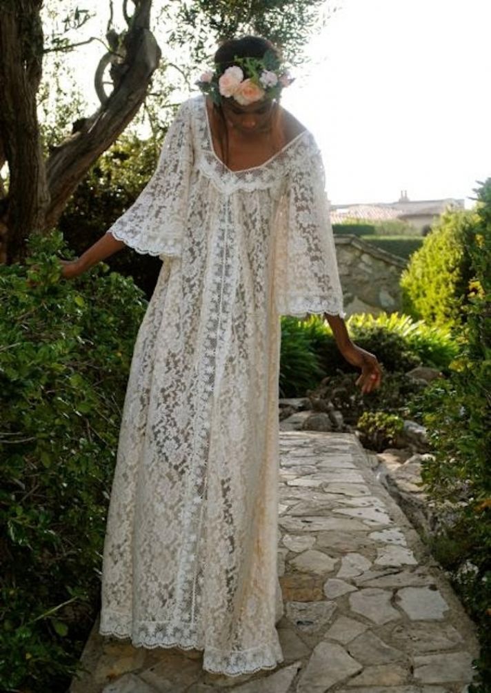Long Lace Dress Non Fitting