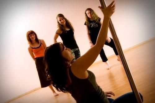 Pole dancing lessons with your bridesmaids- great way to tone up and have fun