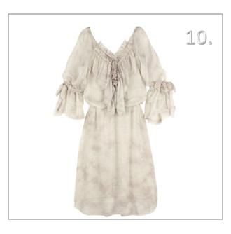 Silk opal-toned dress from Zac Posen- perfect garden party piece