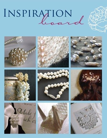 Get inspired by the shimmer and luster of beautiful pearls for your elegant wedding