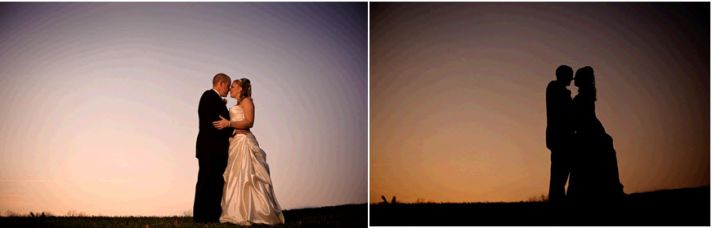 bride-groom-hold-one-another-on-hilltop-during-sunset-romantic-artistic-wedding-photo