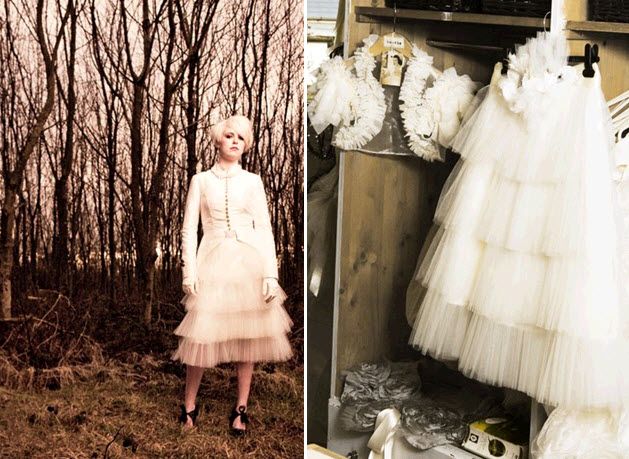 Vintage bridal style by Etsy seller Bonzi
