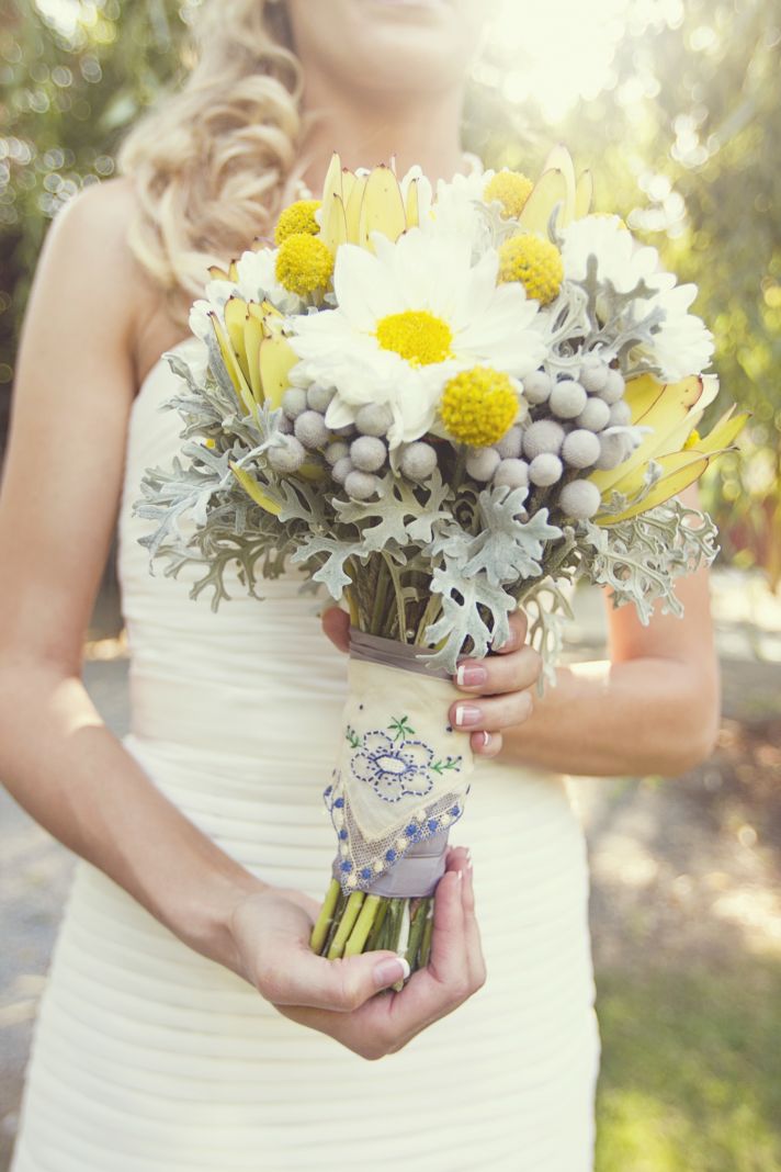 fall real wedding white ivory bridal bouquet