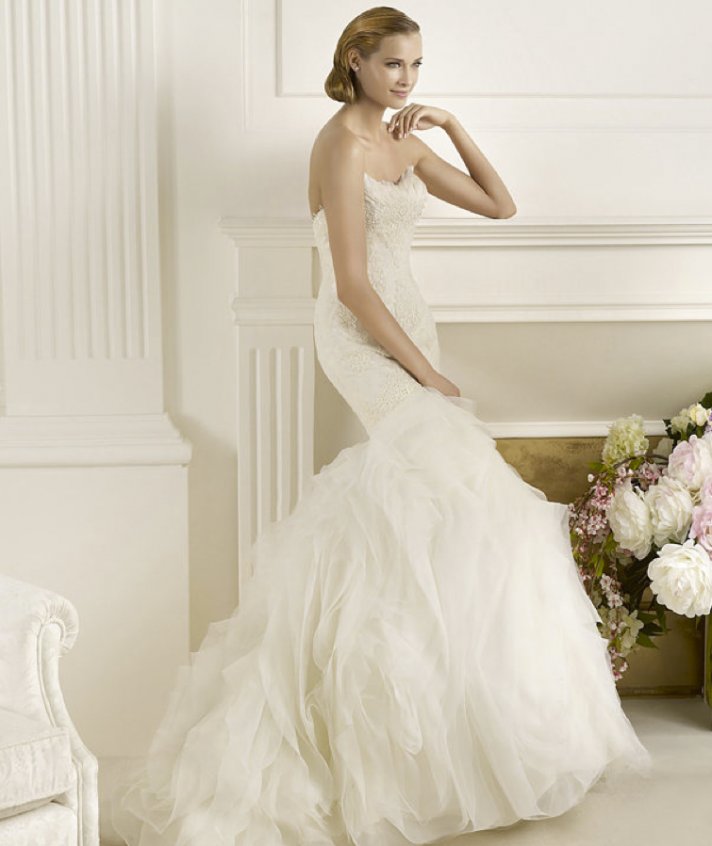 2013 wedding dress Pronovias Glamour collection bridal gowns Duende