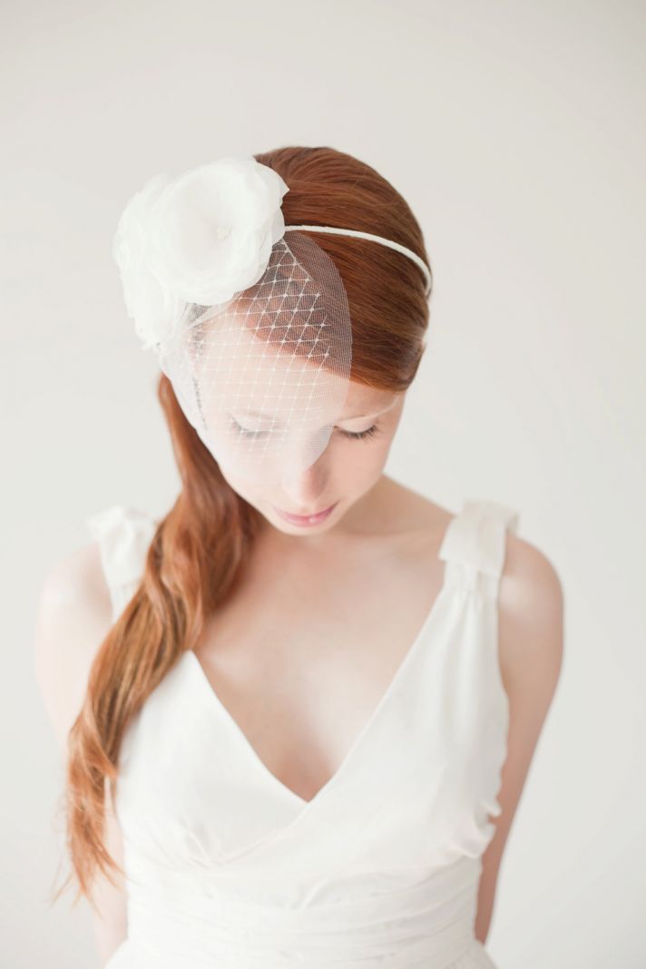 romantic wedding hair accessory SIBO designs bridal hair accessories 1