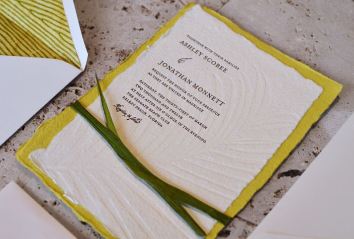 green wedding ideas recycled wedding invitations