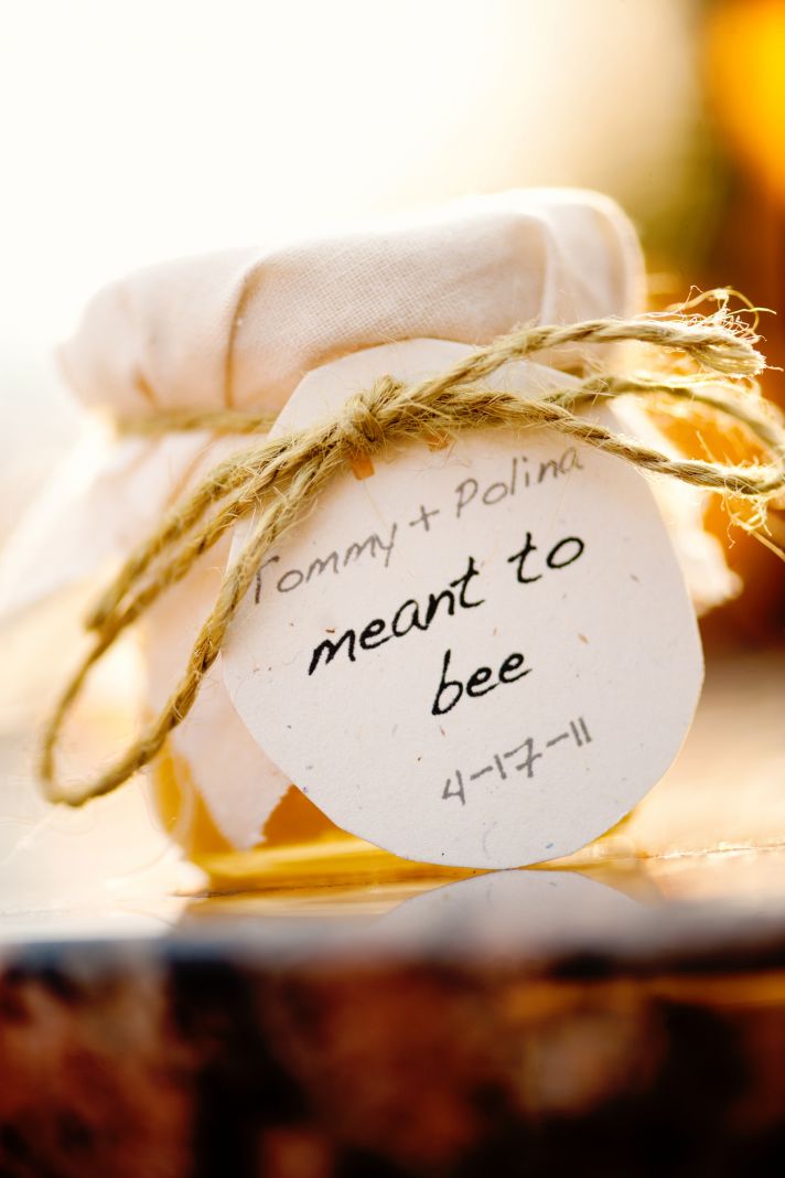 elegant real wedding with simple DIY details wedding favors