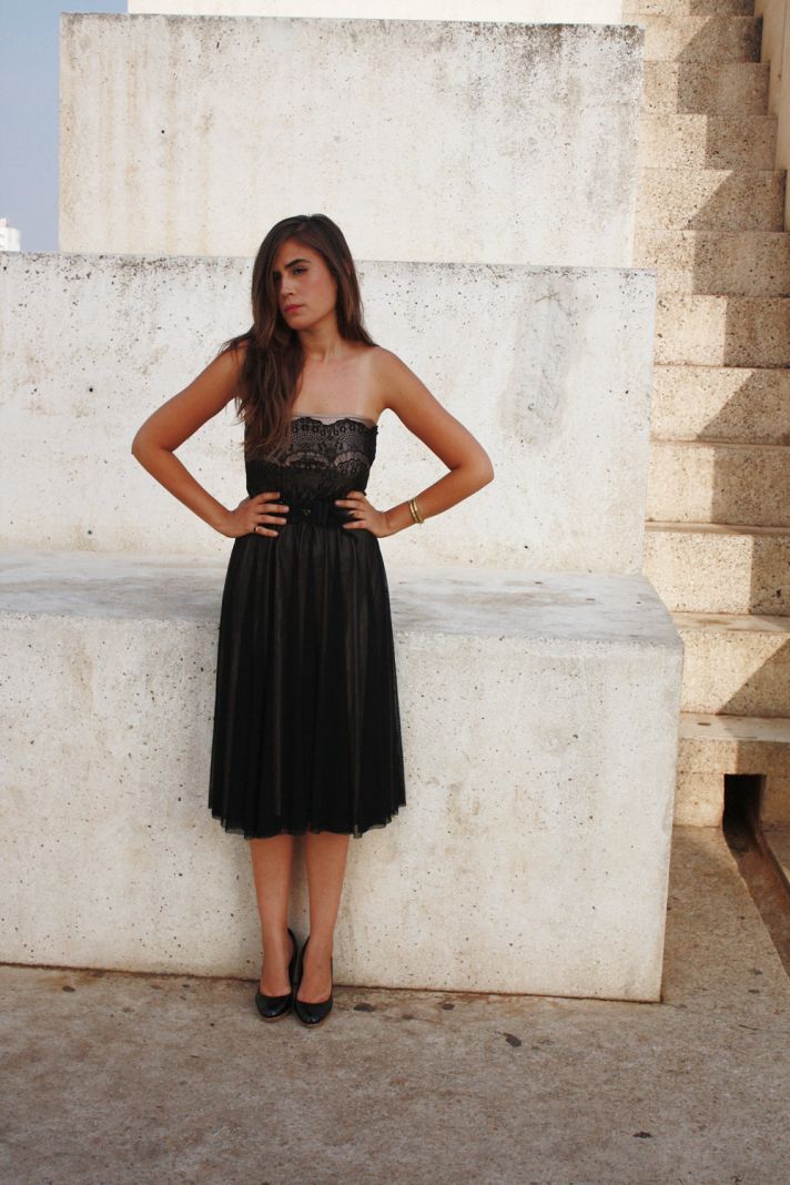 black bridesmaid dresses knee length lace applique