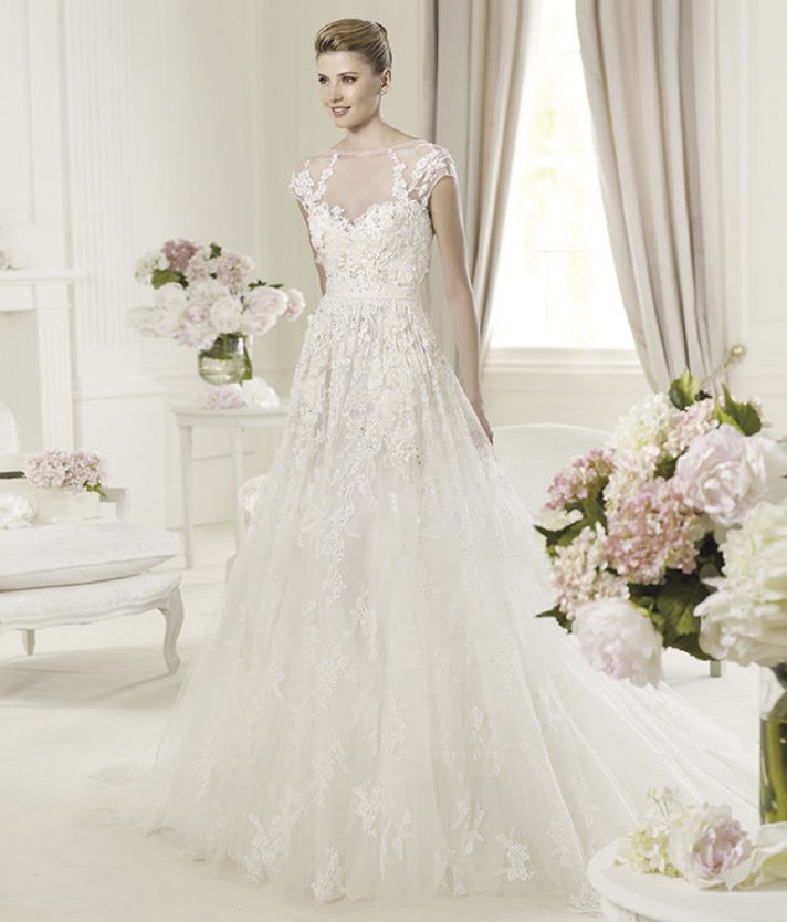 2013 wedding dress Elie Saab bridal collection for Pronovias Monceau 1