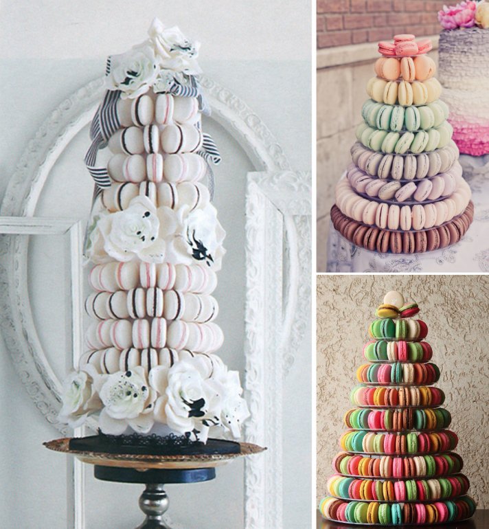 Tasty Wedding Cake Alternatives for a Unique Reception Macaron Tower